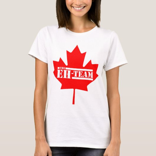 Het Eh Team Canada Maple Leaf T-shirt (Voorkant)