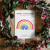 Het eigen kunstwerk van je kind | Kinder kerstmis Feestdagenkaart