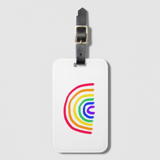 Het eigen kunstwerk van je kind | Kinder tekening Bagagelabel (Voorkant (verticaal))