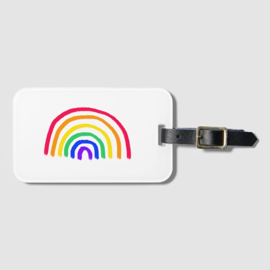 Het eigen kunstwerk van je kind | Kinder tekening Bagagelabel (Voorkant (horizontaal))