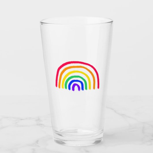 Het eigen kunstwerk van je kind | Kinder tekening Glas (Voorkant)