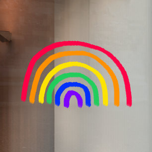 Het eigen kunstwerk van je kind   Kinder tekening  Raamsticker