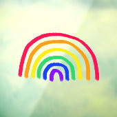 Het eigen kunstwerk van je kind | Kinder tekening  Raamsticker (Vel 3)