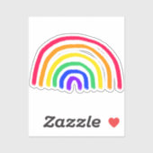 Het eigen kunstwerk van je kind | Kinder tekening  Sticker (Vel)