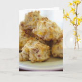 Het eigengemaakte Koekje Notecards van de Cheddar Kaart (Gele Bloem)