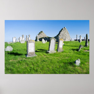 Het eiland Benbecula (Beinn nam Fadhla) Poster
