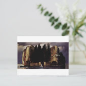 Het eiland der doden door Arnold Böcklin Briefkaart (Staand voorkant)