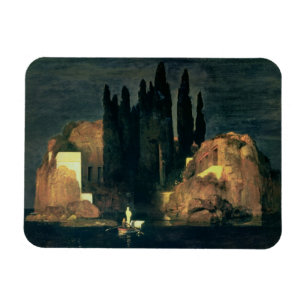 Het eiland der Dood, 1880 (olie op doek) Magneet