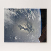 Het eiland Hispaniola met Sunglin Legpuzzel (Horizontaal)