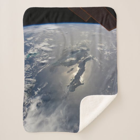 Het eiland Hispaniola met Sunglin Sherpa Deken (Voorkant)