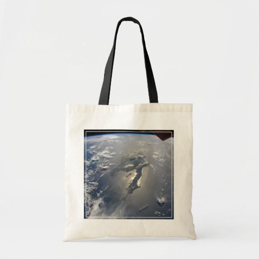 Het eiland Hispaniola met Sunglin Tote Bag (Voorkant)