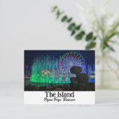 Het eiland in Pigeon Forge, Tennessee Briefkaart (Staand voorkant)