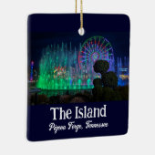 Het eiland in Pigeon Forge, Tennessee Ornament (Rechts)
