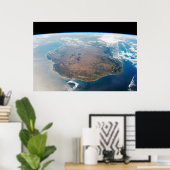 Het eiland Madagaskar. Poster (Thuiskantoor)