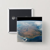 Het eiland Madagaskar. Vierkante Button 5,1 Cm (Voorkant /achterkant)