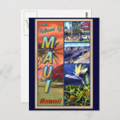 Het eiland Maui Hawaii Briefkaart (Voorkant / Achterkant)