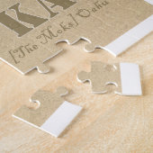 Het eiland "Moks" van het Oahu-briefkaart puzzel (Zijkant)