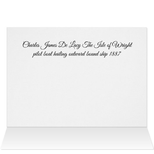 Het eiland Wright loodsboot 1887 (Binnen Horizontaal (Boven))