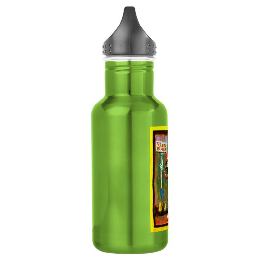 Het eind is dichtbij waterfles  (Links)