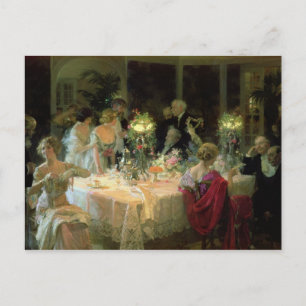 Het eind van Diner, 1913 Briefkaart