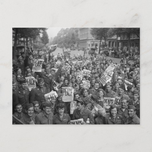 Het eind van WW2 Briefkaart (Voorkant)