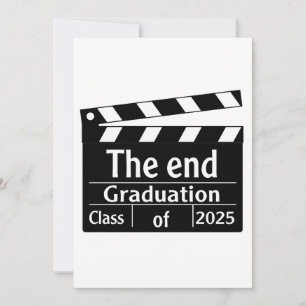 Het einde Afstuderen 2025 Cinema Afstuderen Feestdagenkaart