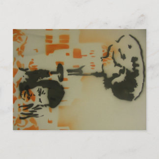 Het einde briefkaart