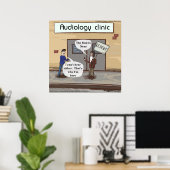 Het einde is nabij een Poster van de audiovisuele (Thuiskantoor)