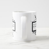 Het einde niet bepleiten extra grote mok (Achterkant)