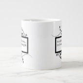 Het einde niet bepleiten extra grote mok (Voorkant)
