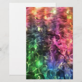 Het einde van de Abstracte kunst van de regenboogs Briefpapier (Voorkant / Achterkant)