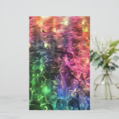 Het einde van de Abstracte kunst van de regenboogs Briefpapier (Staand voorkant)
