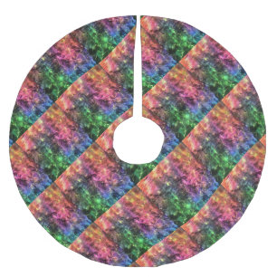 Het einde van de Abstracte kunst van de regenboogs Kerstboom Rok