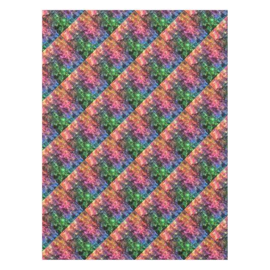 Het einde van de Abstracte kunst van de regenboogs Tafelkleed (Voorkant)