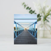 Het einde van de brug briefkaart (Staand voorkant)