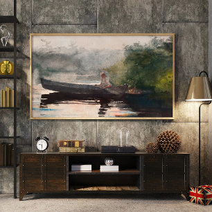 Het einde van de dag, Adirondacks door Winslow Hom Poster