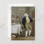 Het einde van de gastronomen briefkaart (Voorkant / Achterkant)