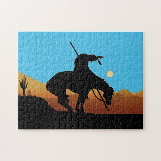 Het einde van de Trail Jigzaag Puzzle Legpuzzel (Horizontaal)