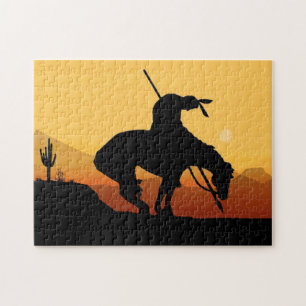 Het einde van de Trail Jigzaag Puzzle Legpuzzel