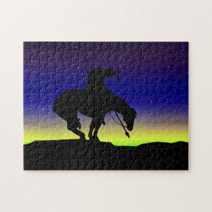 Het einde van de Trail Jigzaag Puzzle Legpuzzel