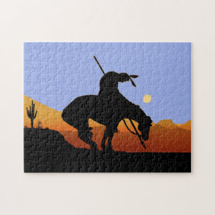 Het einde van de Trail Jigzaag Puzzle Legpuzzel