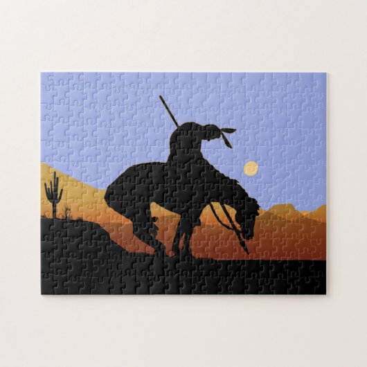 Het einde van de Trail Jigzaag Puzzle Legpuzzel (Horizontaal)