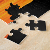 Het einde van de Trail Silhouette Jigzaag Puzzle Legpuzzel (Zijkant)