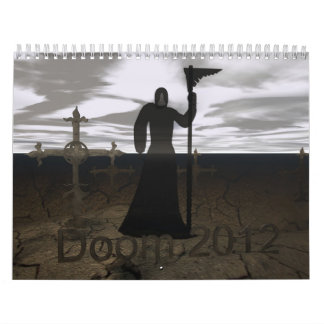 Het einde van de wereld tellen neer kalender