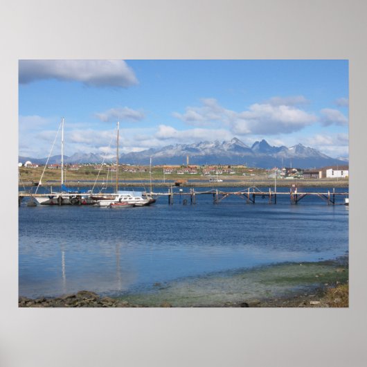 Het einde van de wereld, Ushuaia, Argentinië Poster (Voorkant)