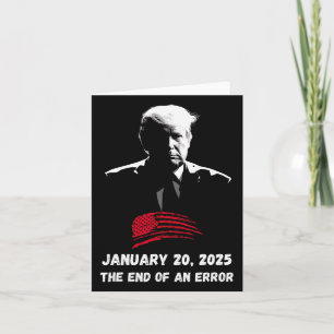 Het einde van een fout Trump Inauguratie Dag 01 20 Kaart