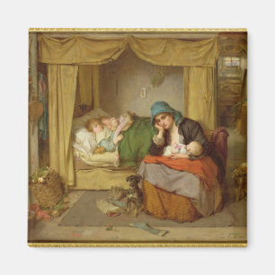 Het einde van een gelukkige dag magneet