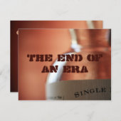 Het einde van een tijdperk kaart (Voorkant / Achterkant)
