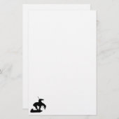 Het einde van het Briefpapier trail Silhouette (Voorkant / Achterkant)