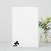 Het einde van het Briefpapier trail Silhouette (Staand voorkant)